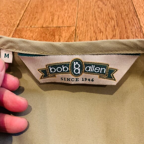 Vintage Bob Allen Canvas Shooting Hunting Fishing Vest Adult Medium - Picture 8 of 16